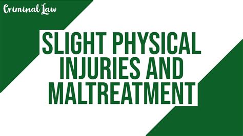 slight physical injuries elements|Due to NO MEDICAL proof, physical injuries DOWNGRADED to .